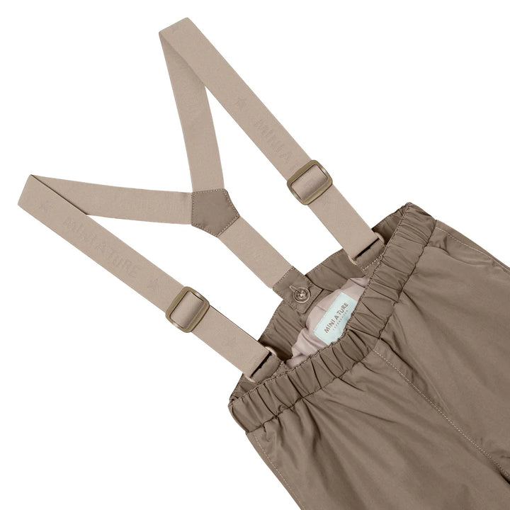 MINI A TURE Kids MATWILAS Snow Ski Pants - Morel Grey