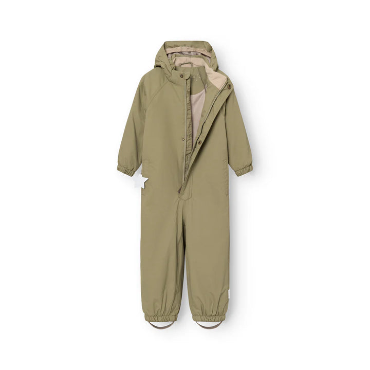 MINI A TURE Kids MATWILBO Lightly Padded Winter Snowsuit - Aloe Green