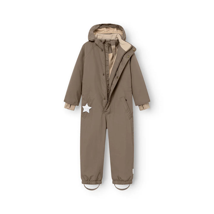 MINI A TURE Kids MATWANNI Fleece Lined Snowsuit - Morel Grey