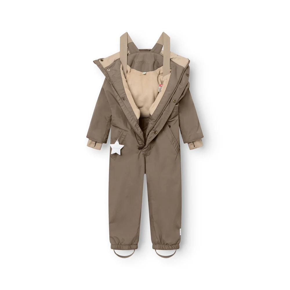 MINI A TURE Kids MATWANNI Fleece Lined Snowsuit - Morel Grey