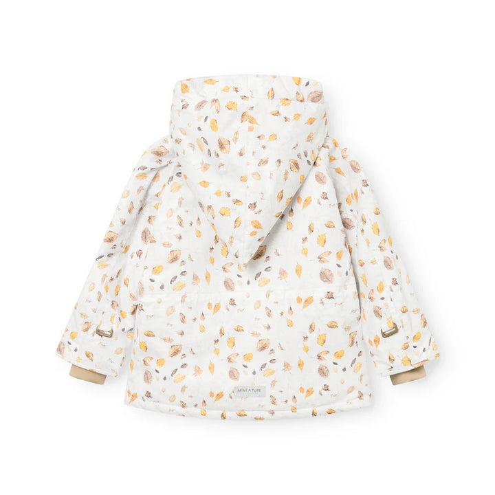 MINI A TURE Kids WANG Fleece Lined Winter Jacket - Falling Winter Leaves