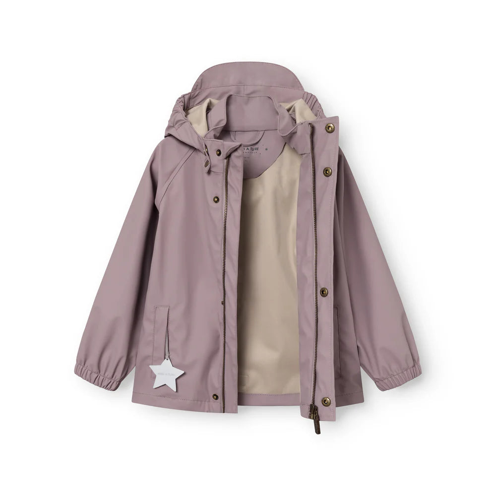 MINI A TURE Kids MATREINAR Rain Set - Quail Purple
