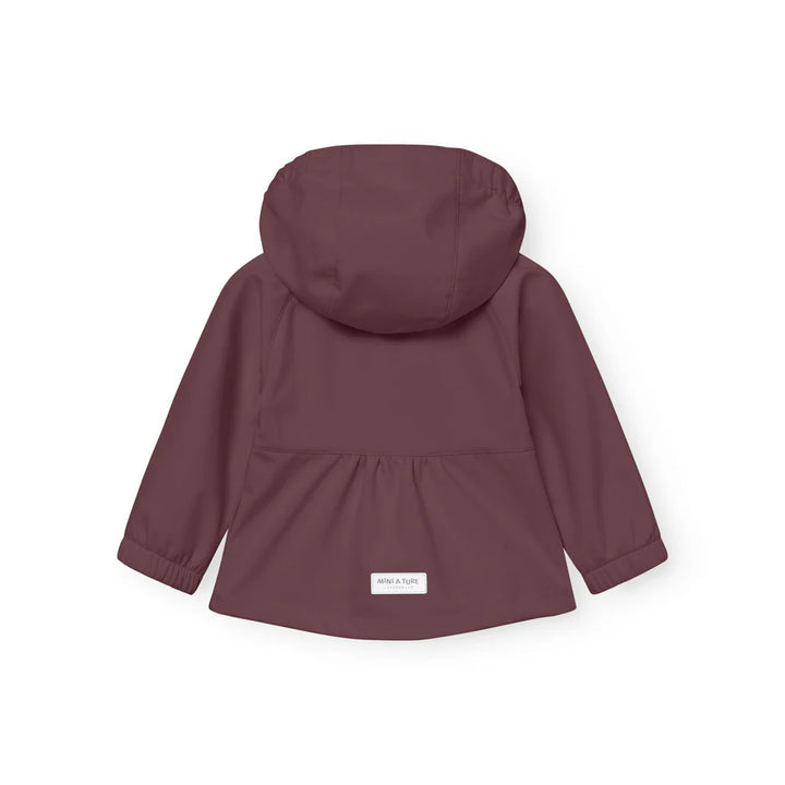 MINI A TURE Kids MATBRIDDI+MATAIANO Softshell Jacket+Pants Set - Huckleberry Plum