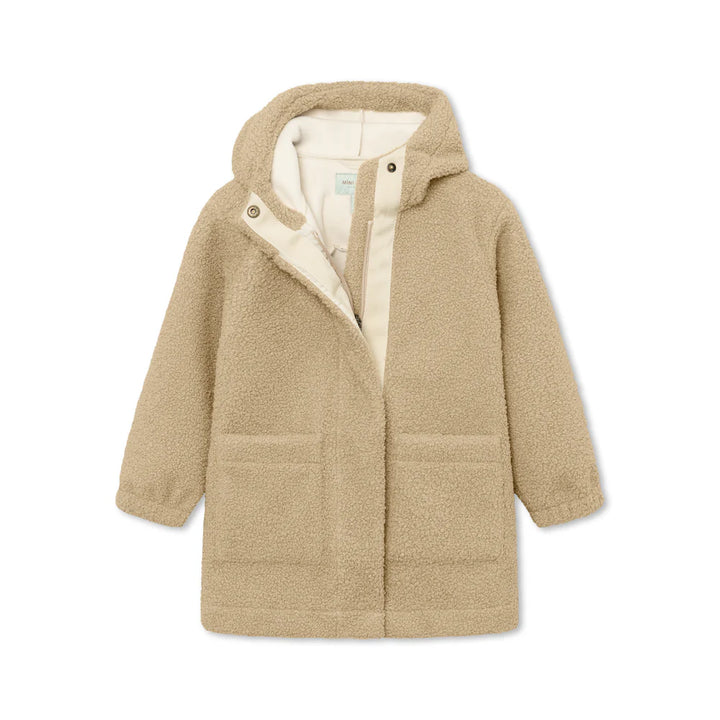 MINI A TURE Kids MATCAYKAS Sherpa Jacket - Travertine Beige