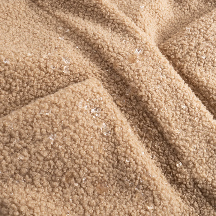 MINI A TURE Kids MATCAYKAS Sherpa Jacket - Travertine Beige