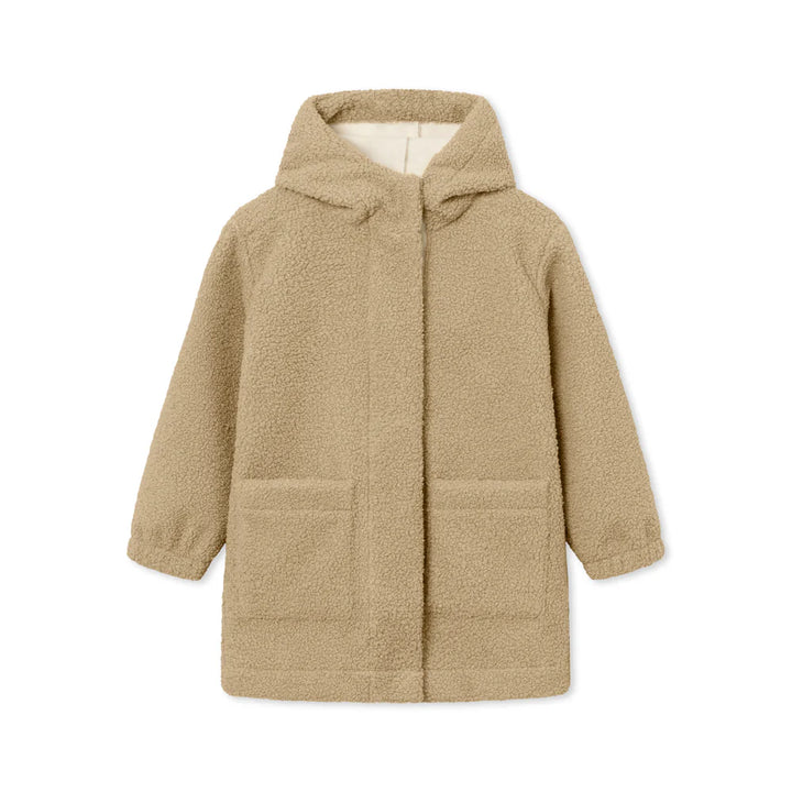 MINI A TURE Kids MATCAYKAS Sherpa Jacket - Travertine Beige