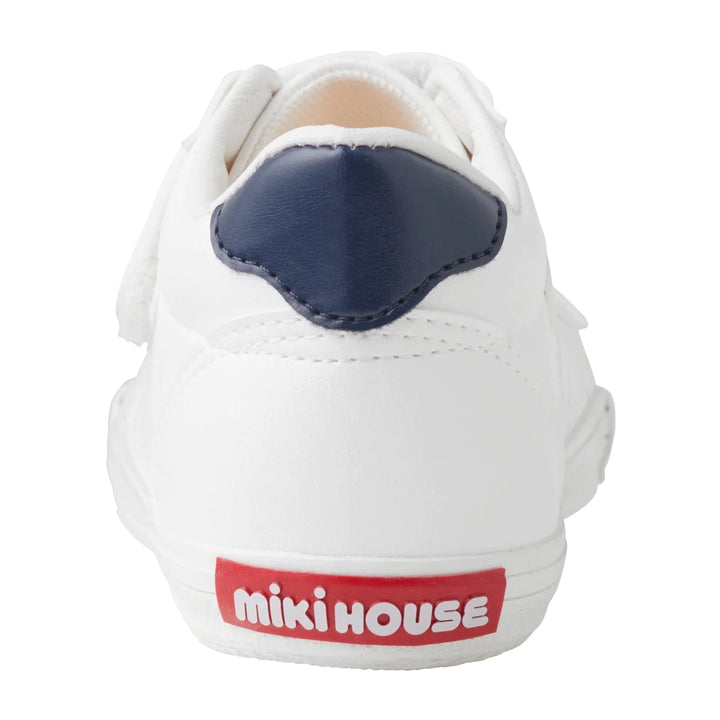 >Miki House Kids Fresh White Sneakers