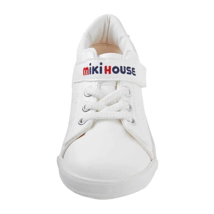 >Miki House Kids Fresh White Sneakers