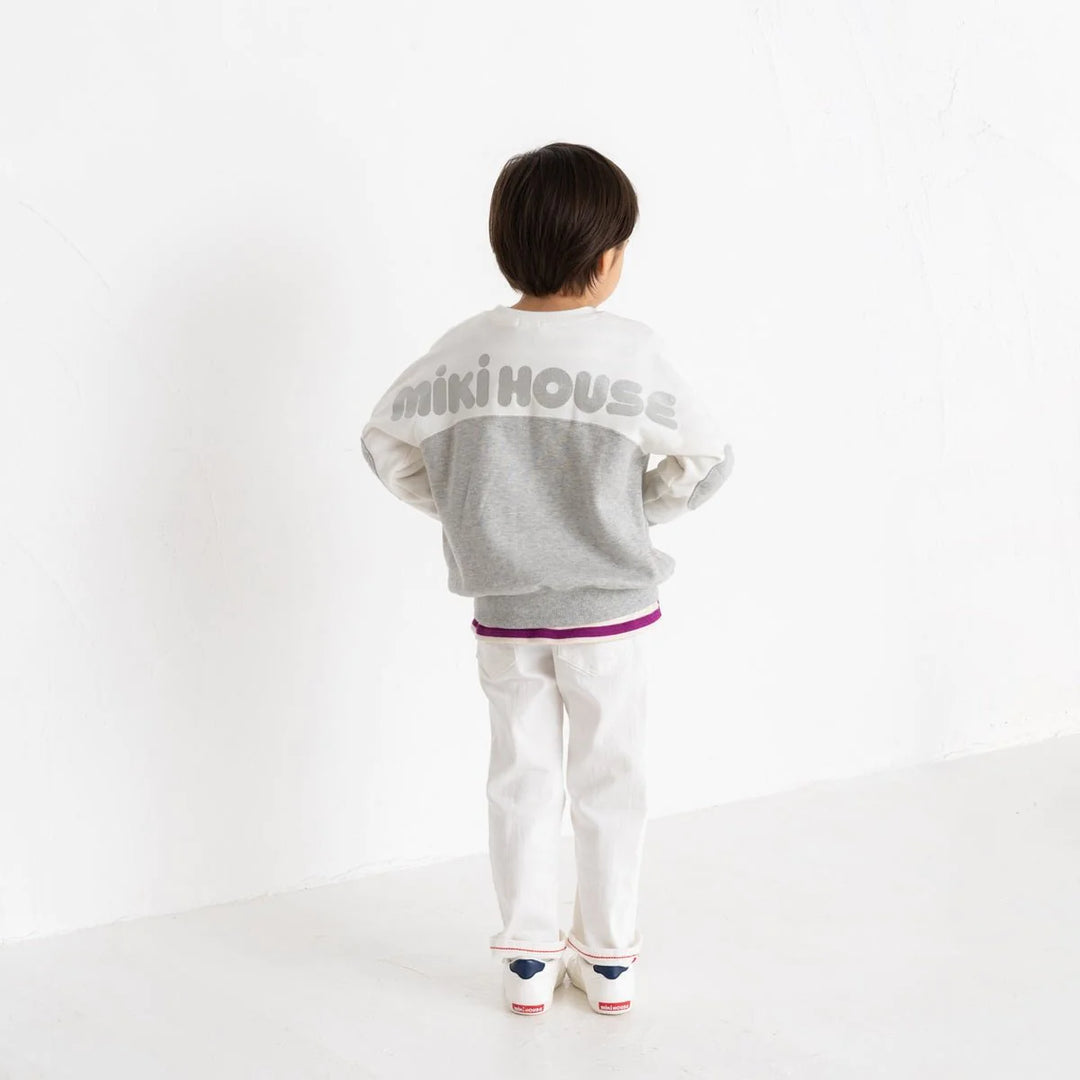 >Miki House Kids Fresh White Sneakers