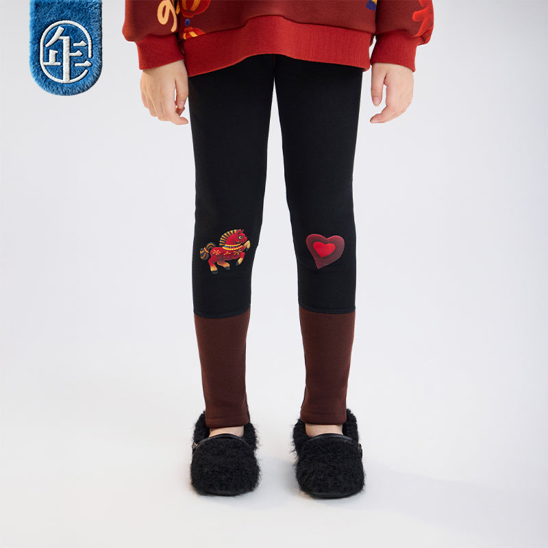 >Nian 年衣 马上有福打底裤 - 河豚黑