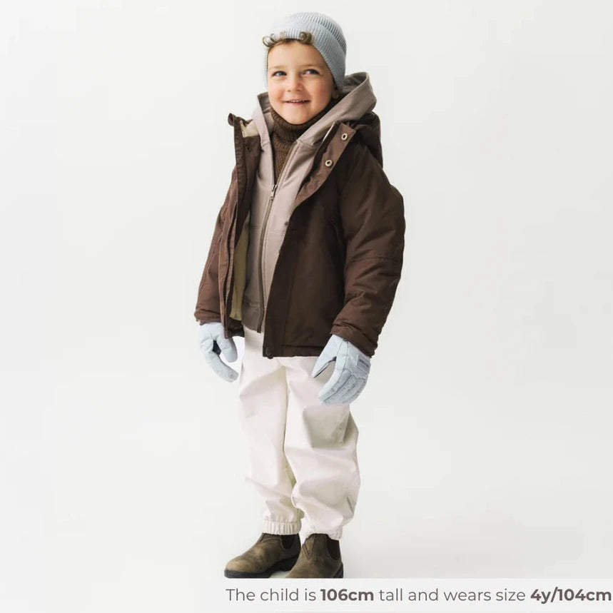 MINI A TURE Kids MATVALONSO Winter Jacket - Chestnut Brown