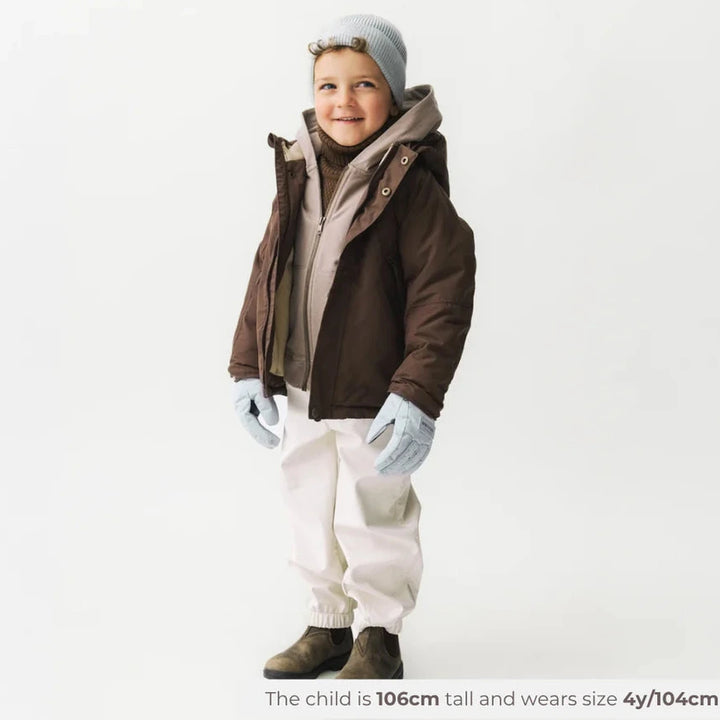 MINI A TURE Kids MATVALONSO Winter Jacket - Chestnut Brown