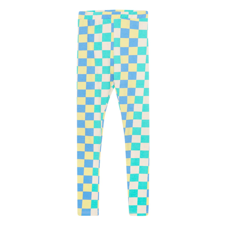 Weeken House Girls Chess Organic Cotton Leggings - Green