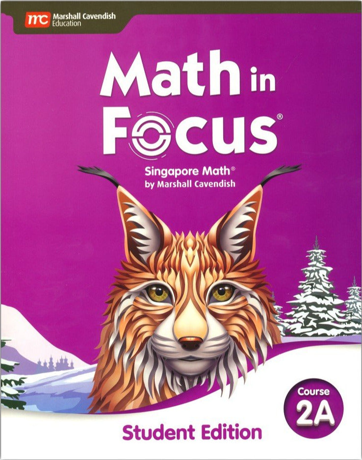 Math in Focus Student Edition Volume A Course 2 Grade 7
