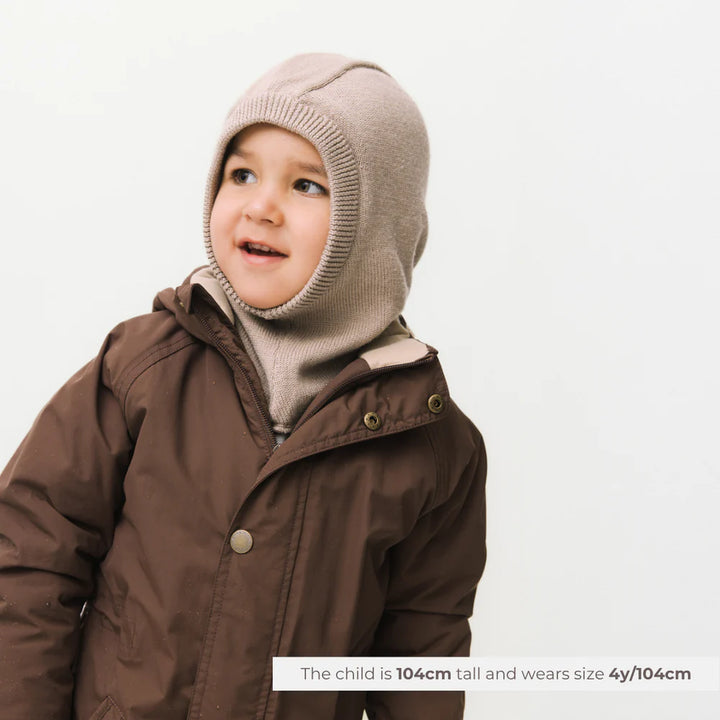 MINI A TURE Kids MATWANNI Fleece Lined Snowsuit - Chestnut Brown