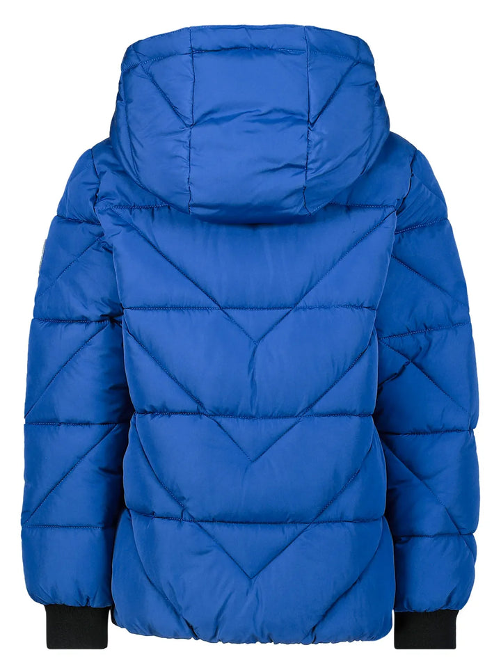 Scotch & Soda Kids Water Repellent Puffed Winter Jacket with Removable Hood