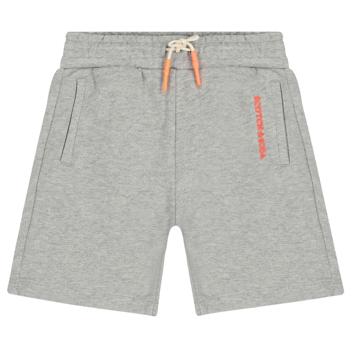 SCOTCH & SODA Kids Grey Logo Shorts - 14Y