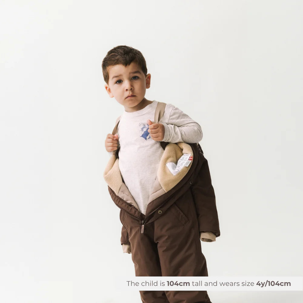 MINI A TURE Kids MATCHAPTER Long Sleeve T-Shirt - Dark Grey Melange