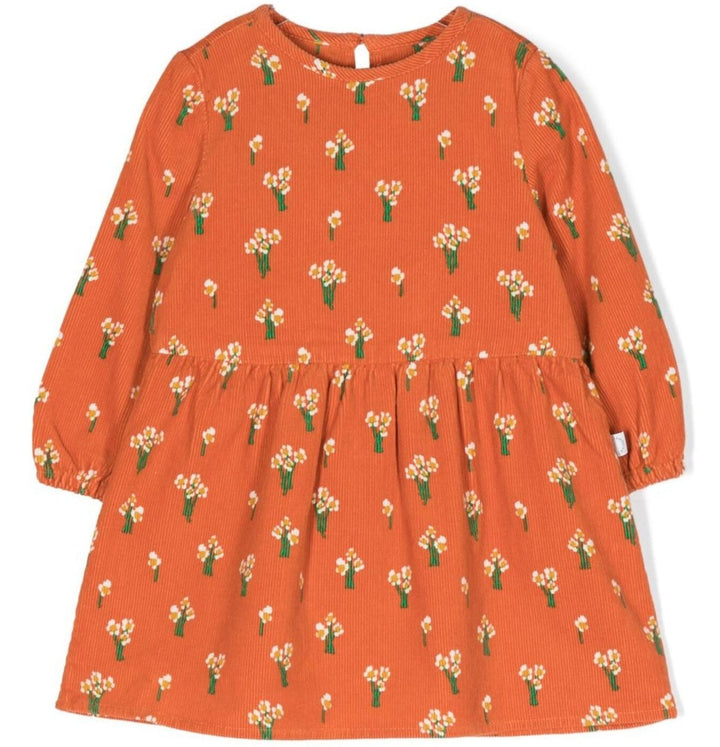 STELLA MCCARTNEY Girl floral-print long-sleeved dress