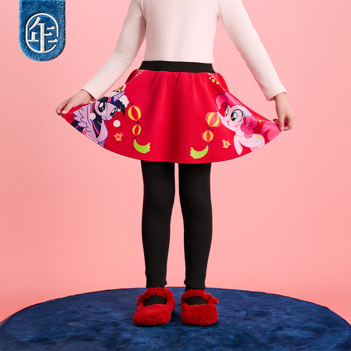 >Nian 年衣 小马宝莉新年裙裤 - 年衣红