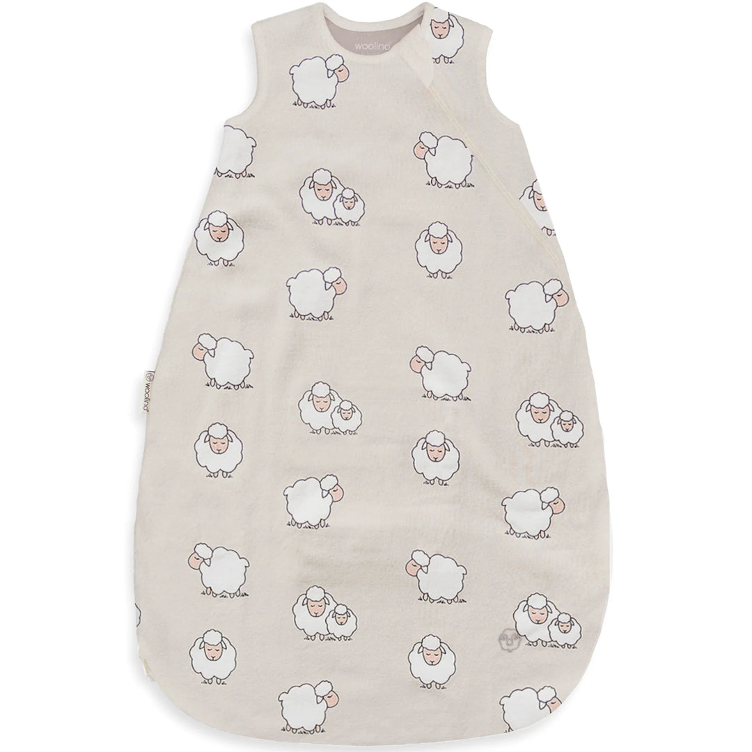 >Woolino 4 Season CLASSIC Merino Wool &amp; Organic Cotton Baby Sleep Bag - Sheep
