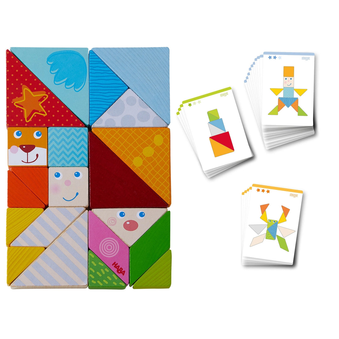 HABA Arranging Game Funny Faces Tangram
