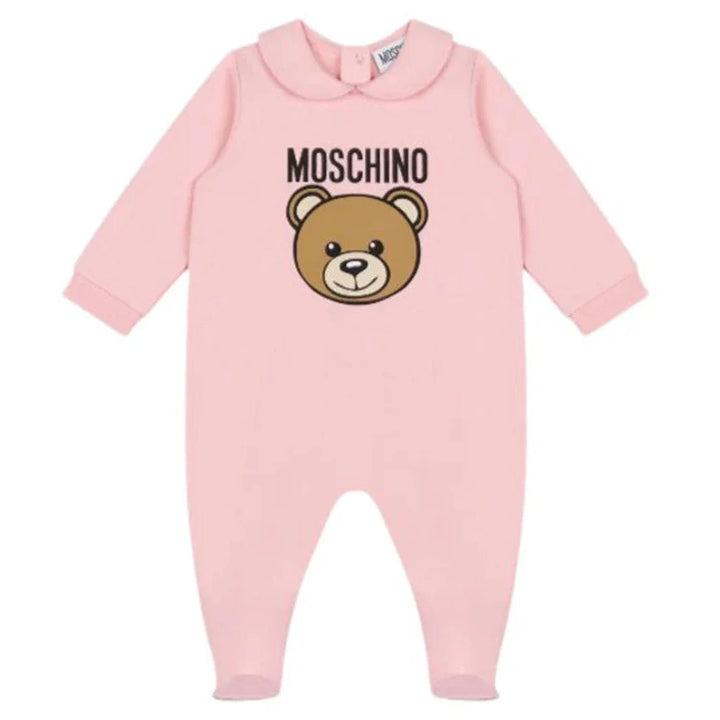 Moschino Baby Teddy Bear Romper - Rose