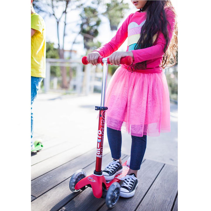 Micro Kids Mini Deluxe Led Scooter - Pink [Ages 2-5]