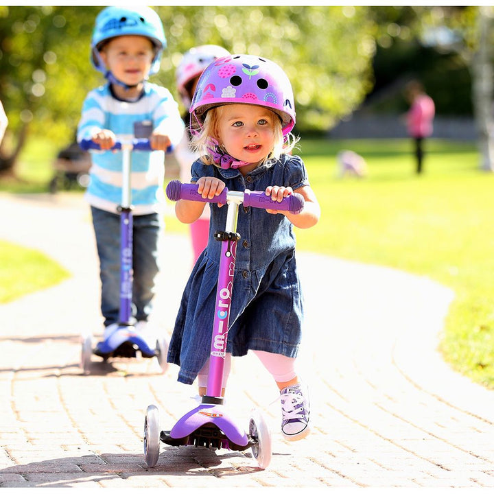 Micro Kids Mini Deluxe Led Scooter - Aqua [Ages 2-5]