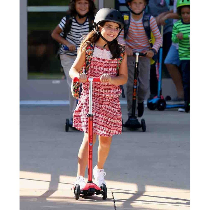 Micro Kids Maxi Deluxe LED Scooter - Purple [Age 5-12]