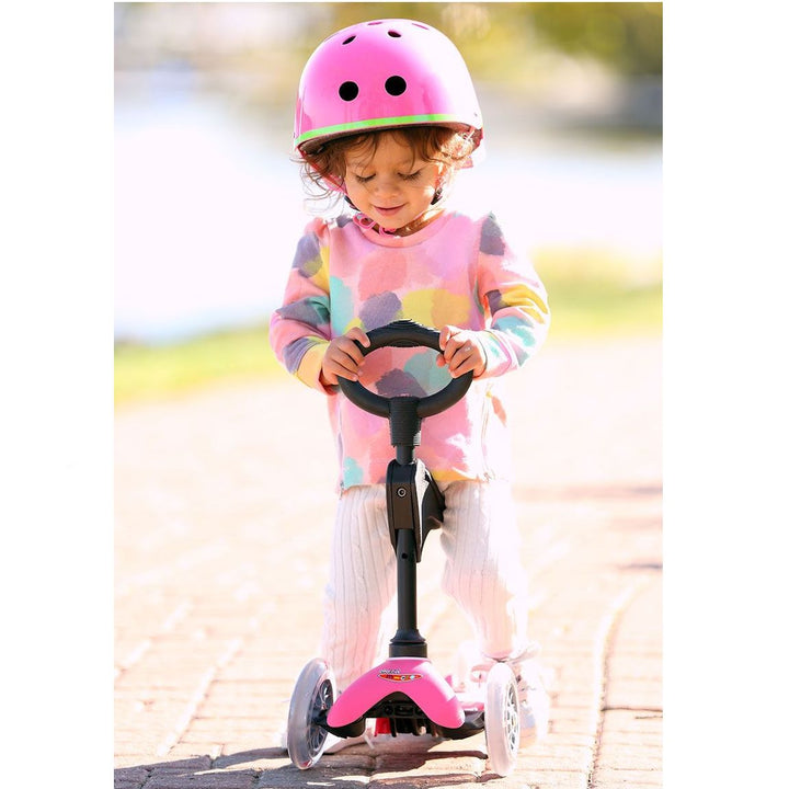 Micro Kids Mini 3in1 Deluxe Scooter - Pink [Ages 1-5]