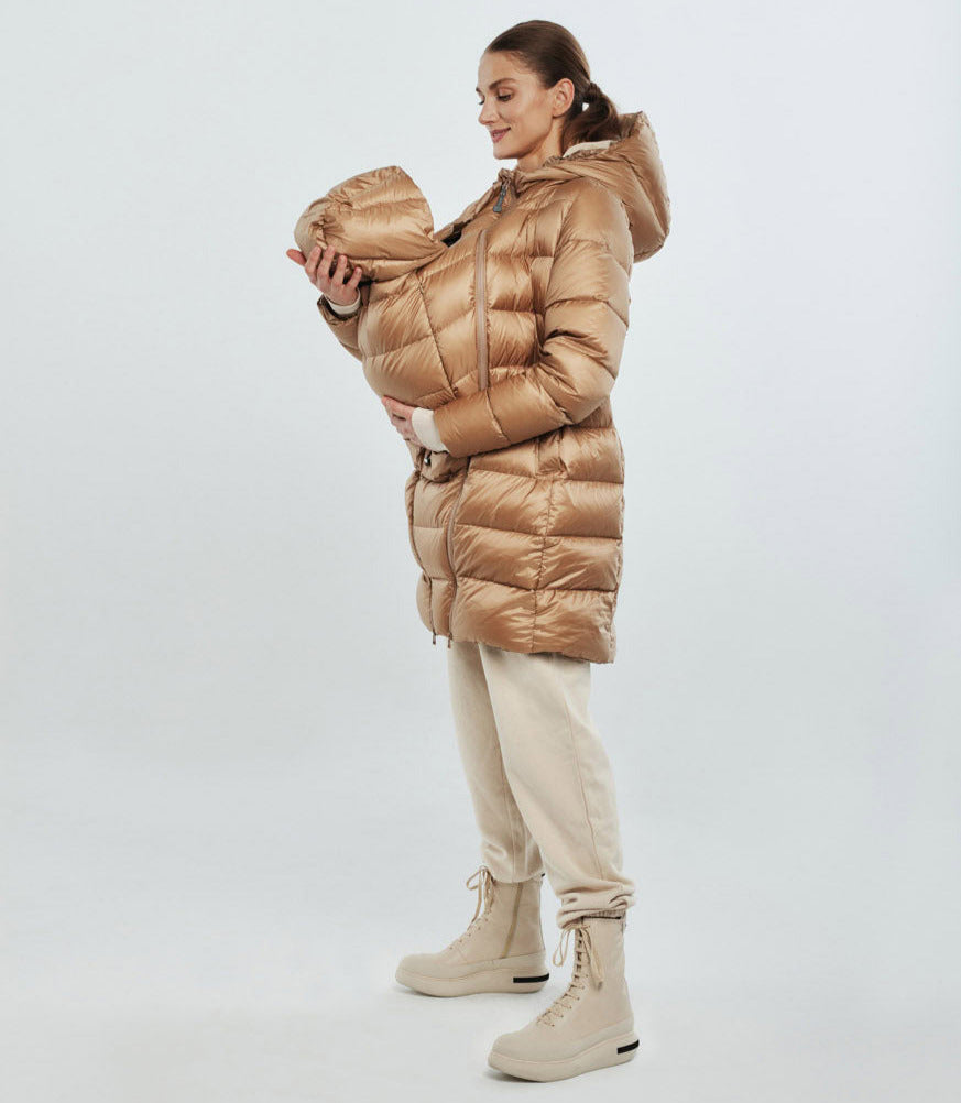 >Fluff Women 3in1 Coat - Black Coffee