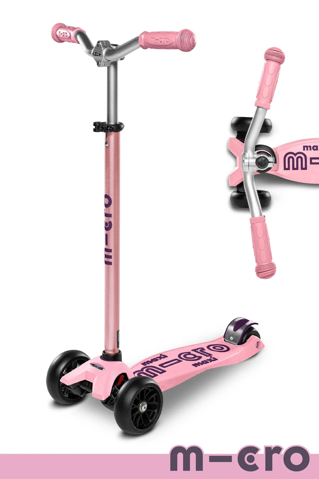 Micro Kids Maxi Deluxe Pro Scooter - Rose [Age 5-12]