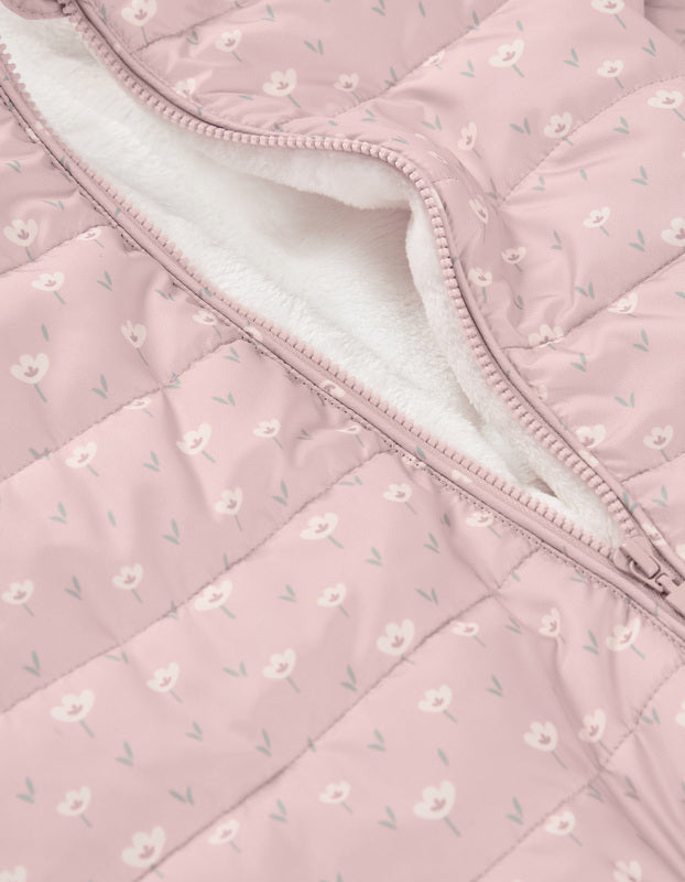 Losan Baby FOREST Allover Winter Jumpsuit - Light Pink (Newborn)