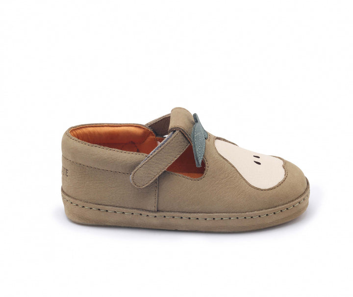 Donsje Kids Bowi Pear Sneakers - Sage Betting Leather