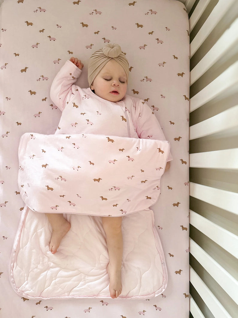 Gunamuna Baby 2.5 TOG Long Sleeve Sleep Bag - ﻿﻿Girl Dog