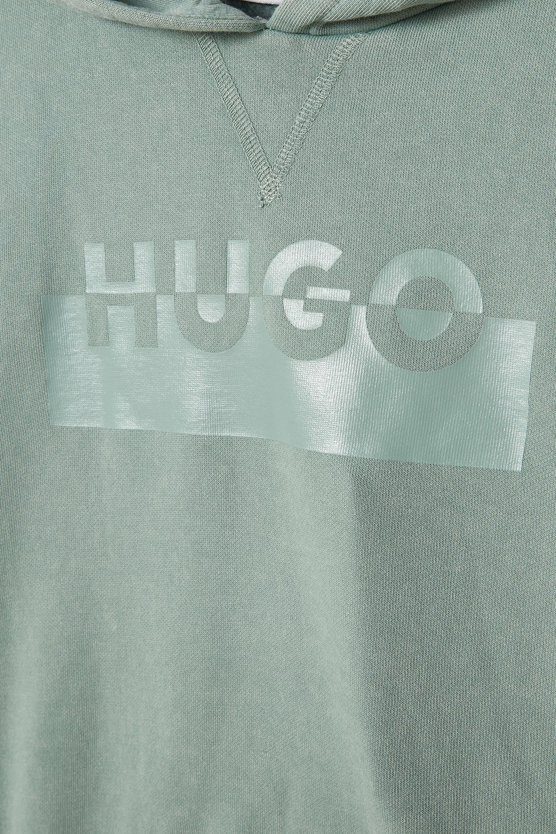 HUGO Kids Logo Hoodie in Cotton-blend - 8Y
