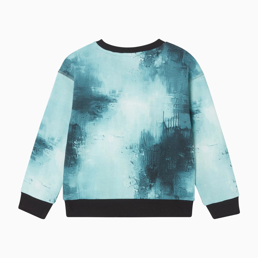 HUGO Kids Arty Allover Print Sweatshirt - 8Y