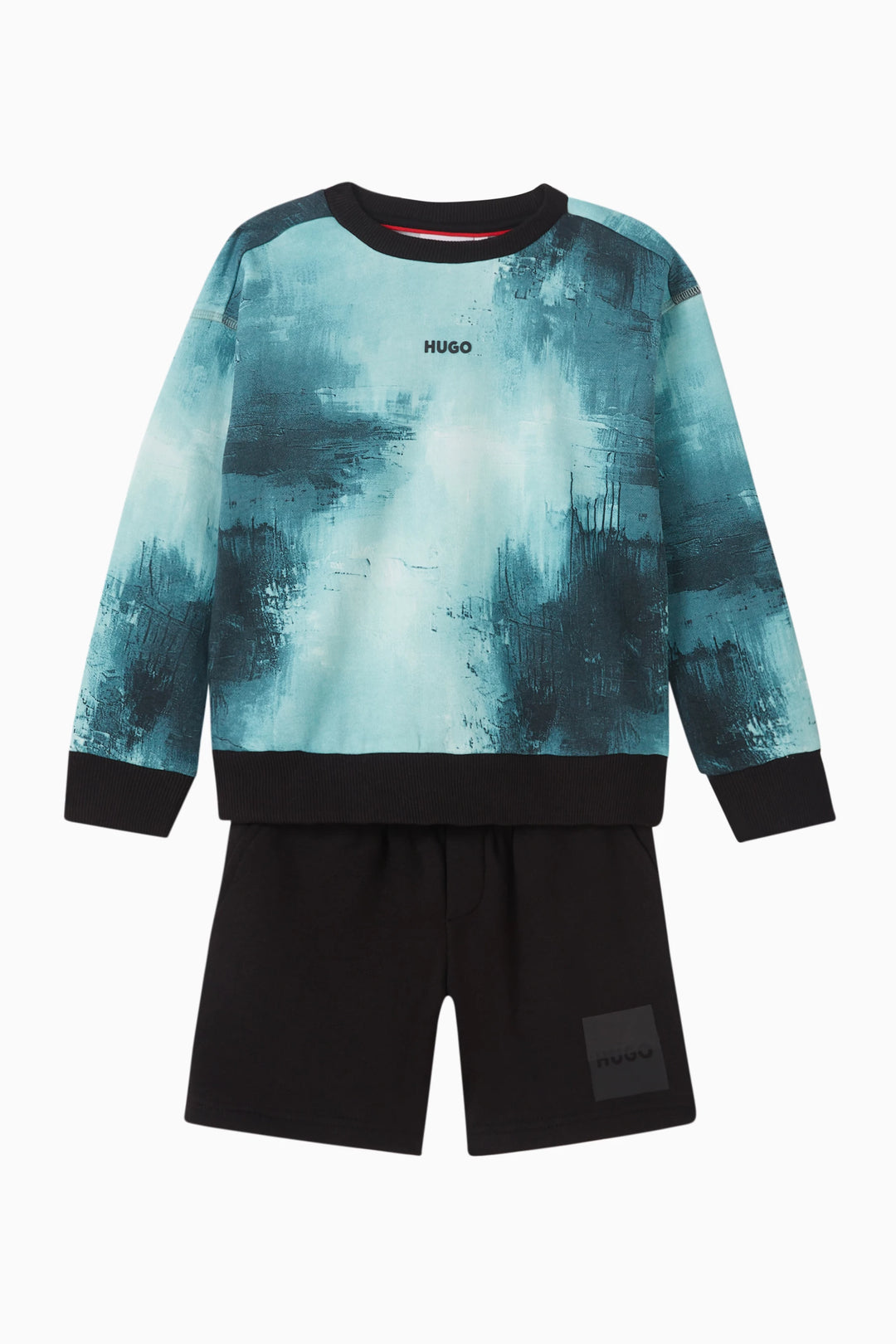 HUGO Kids Arty Allover Print Sweatshirt - 8Y