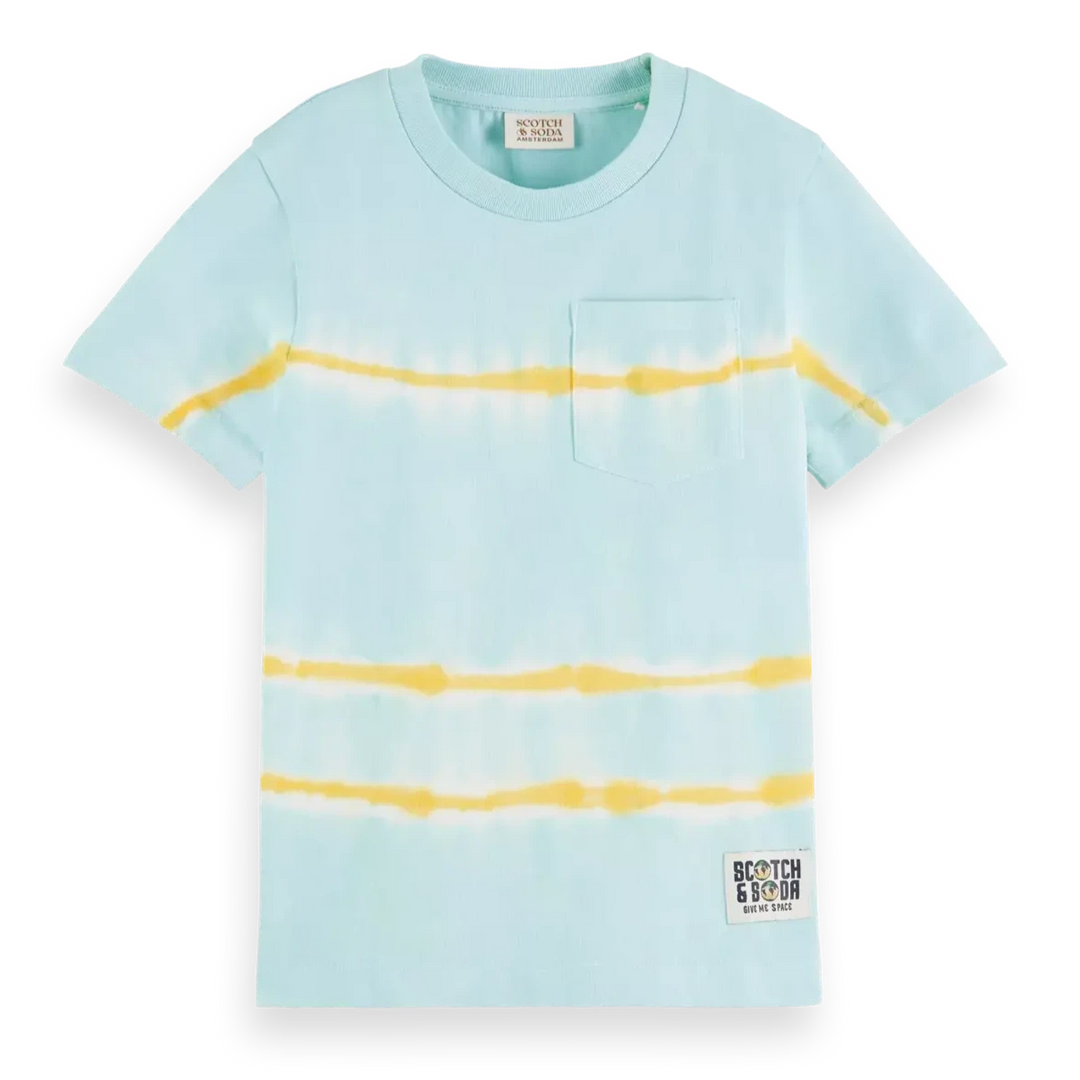 SCOTCH & SODA Kids Relaxed-fit Organic Short Sleeve Tie-dye T-shirt