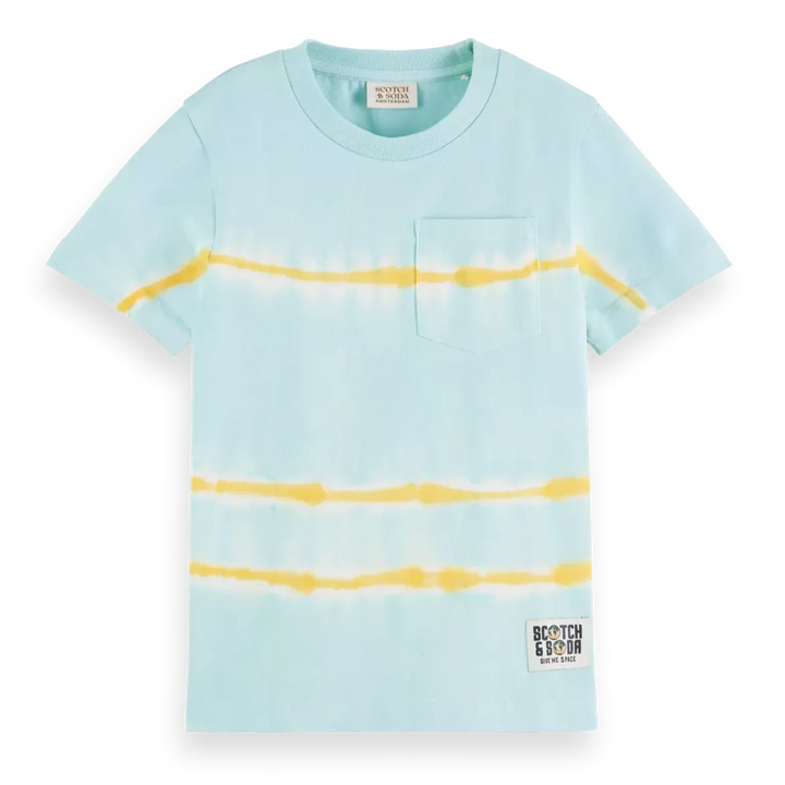 SCOTCH & SODA Kids Relaxed-fit Organic Short Sleeve Tie-dye T-shirt