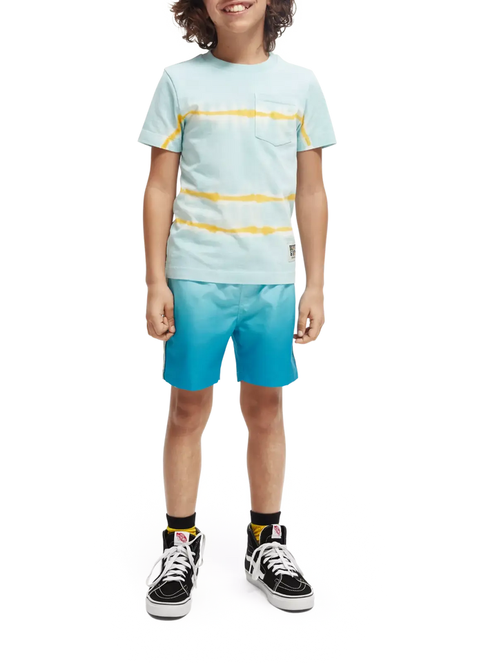 SCOTCH & SODA Kids Relaxed-fit Organic Short Sleeve Tie-dye T-shirt