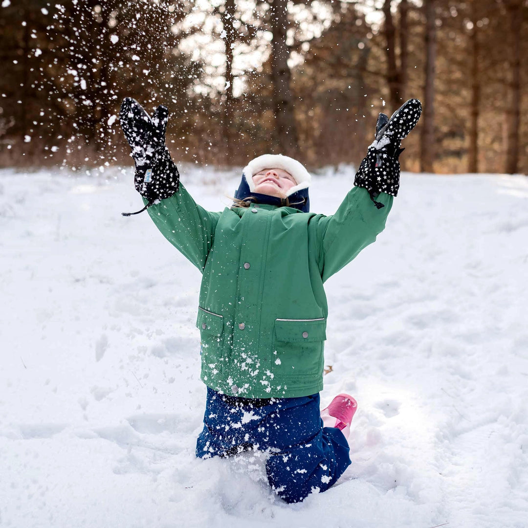 >Jan & Jul Kids Cozy-Dry Waterproof Jacket - Fern Green