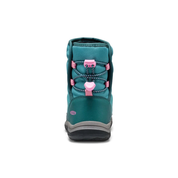 >KEEN Kids Puffrider Waterproof Winter Boot - BRITTANY BLUE/CASHMERE ROSE