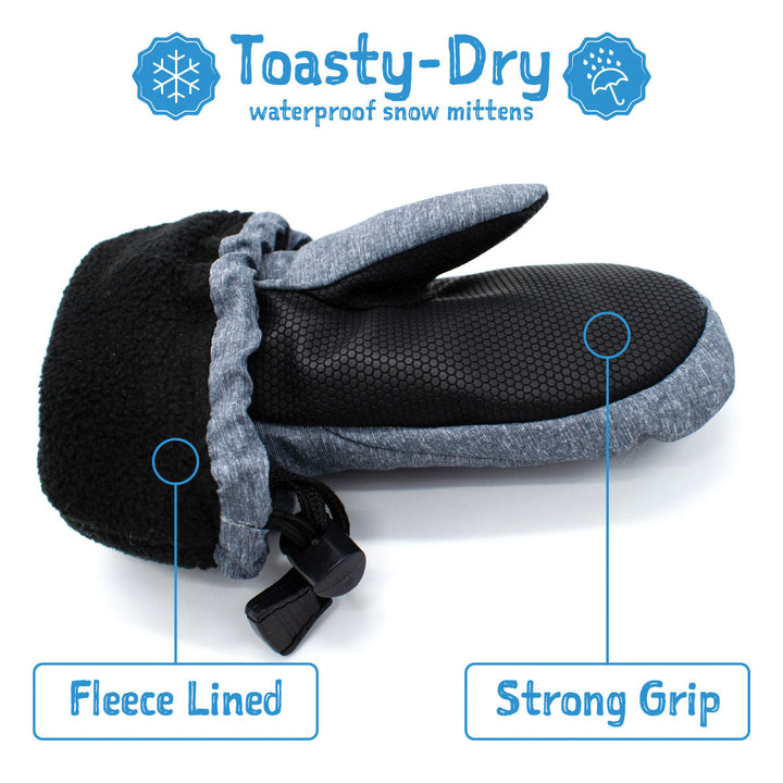 >Jan & Jul Kids Toasty-Dry Waterproof Snow Mitten - Blue