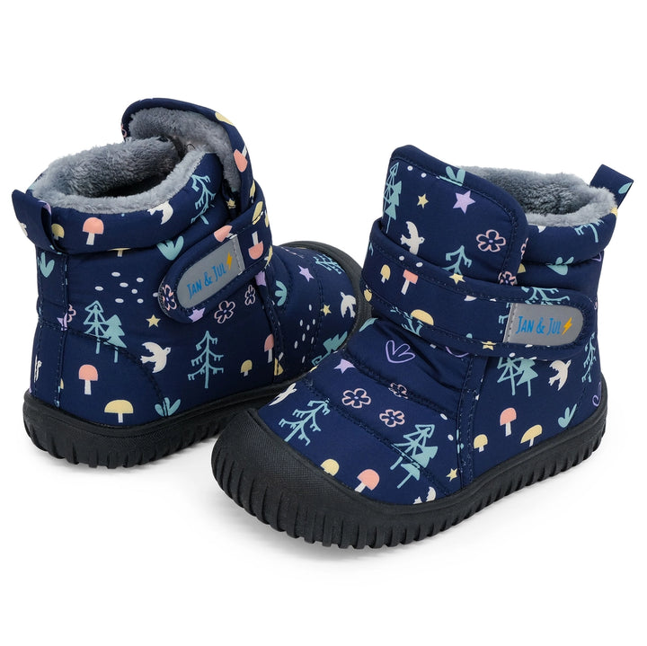 >Jan & Jul Kids Toasty-Dry Boots/Booties - Navy Forest