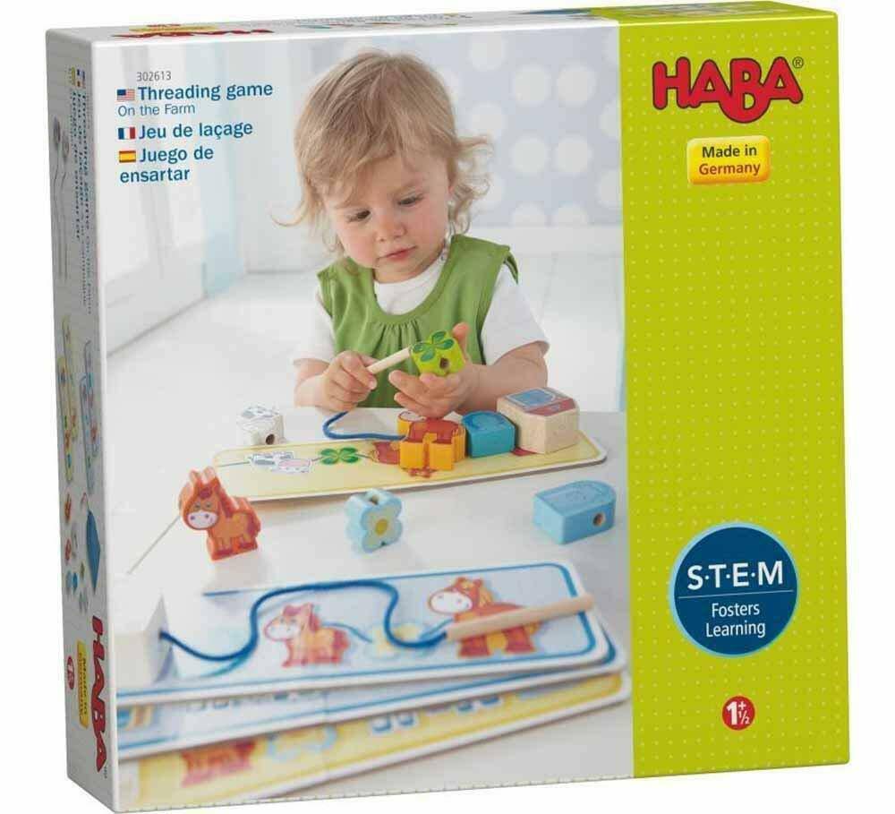 HABA On the Farm Threading Game