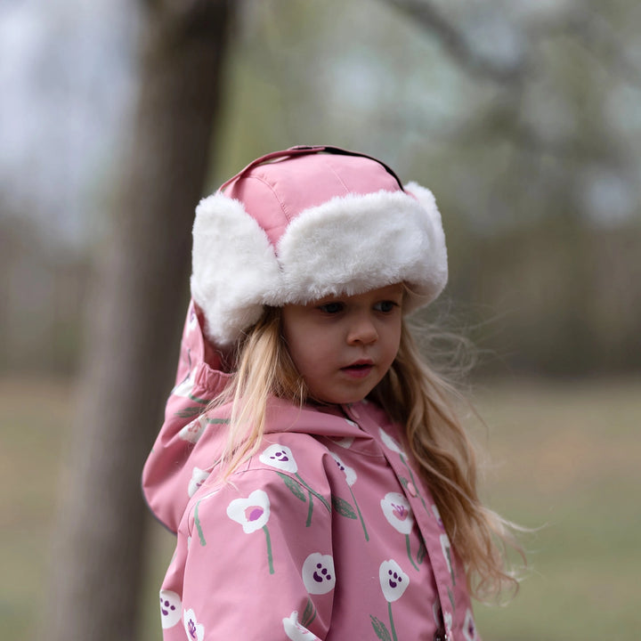 >Jan & Jul Kids Toasty-Dry Trapper Hat - Dusty Pink
