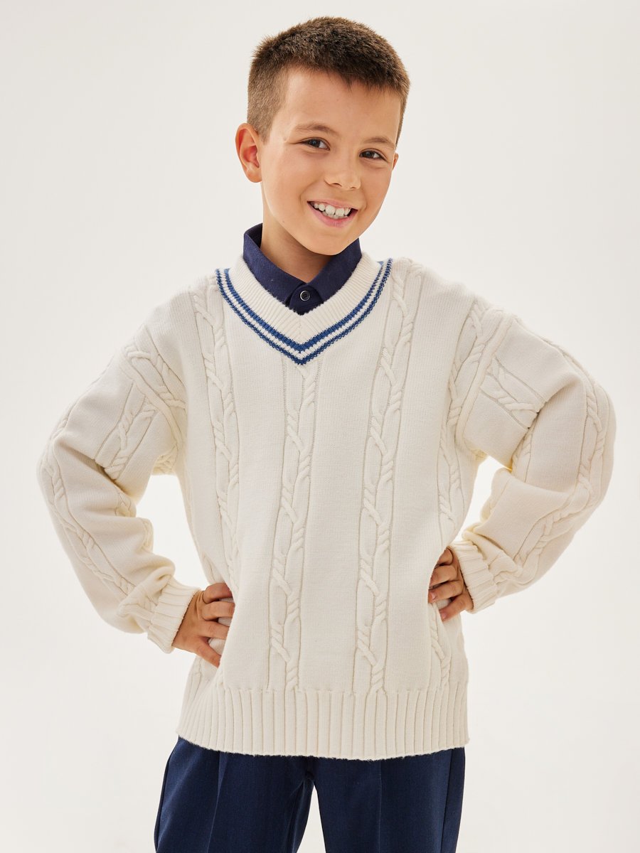 Y-Clu Kids Sweater - Latte - 8Y