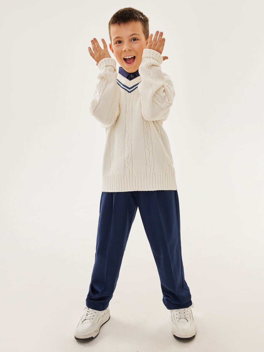 Y-Clu Kids Sweater - Latte - 8Y